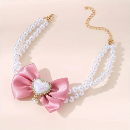 Heart Drop Pendant Collar for Small to Medium Dogs