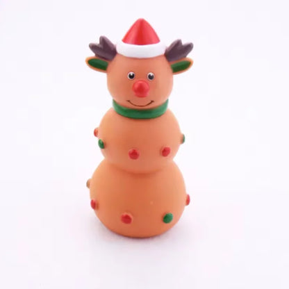 Cute Interactive Dog Squeaky Chew Toy with Cotton Ropes