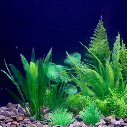 Artificial Aquarium Plants - Green Water Grass Decoration