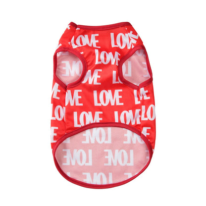 Summer T-Shirt Vest for Small Medium Dogs and Cats