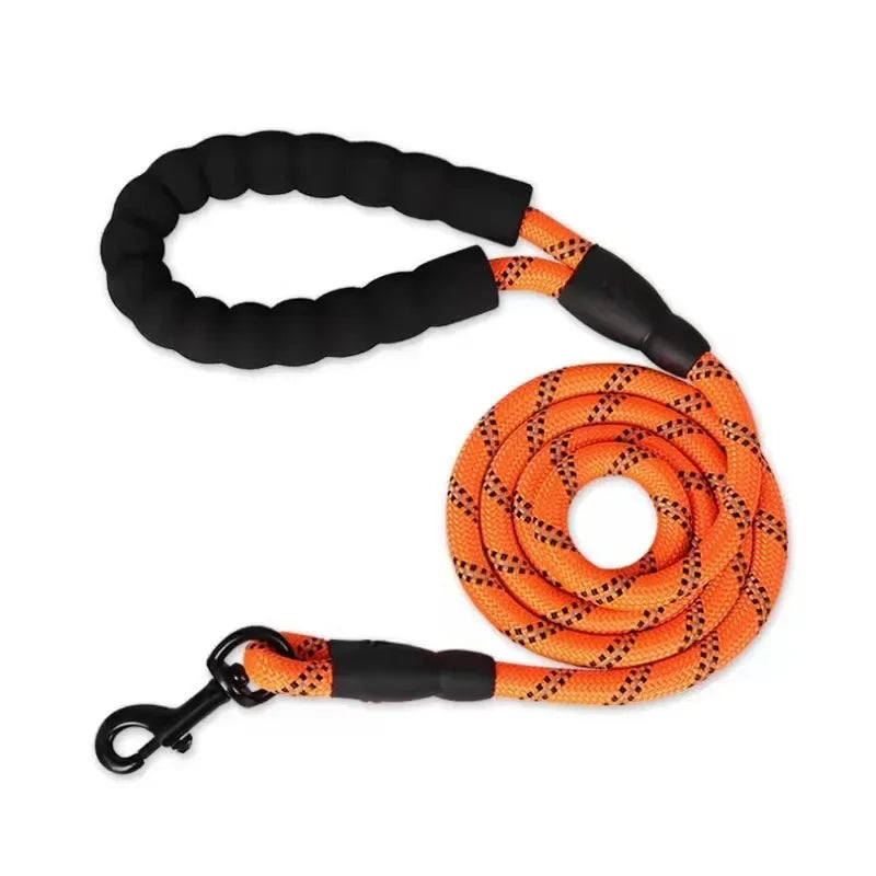 Reflective Dog Leash for All Sizes - Durable & Safe