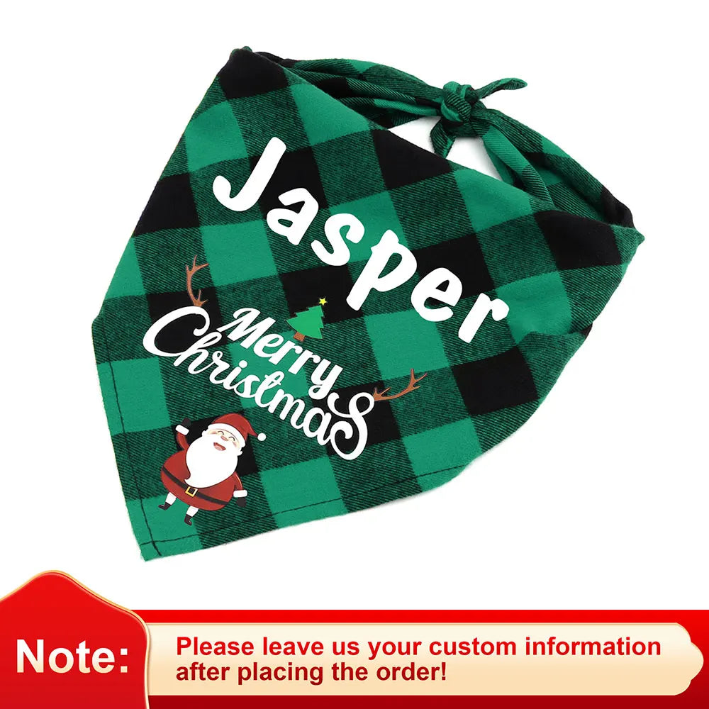 Personalized Pet Bandana Collar for Dogs and Cats