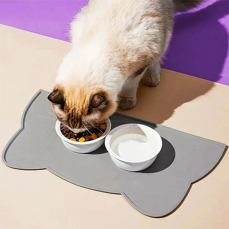 Non-Slip Silicone Pet Feeding Mat for Dogs and Cats