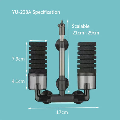 Biochemical Sponge Filter for Fish Tank Air Pump