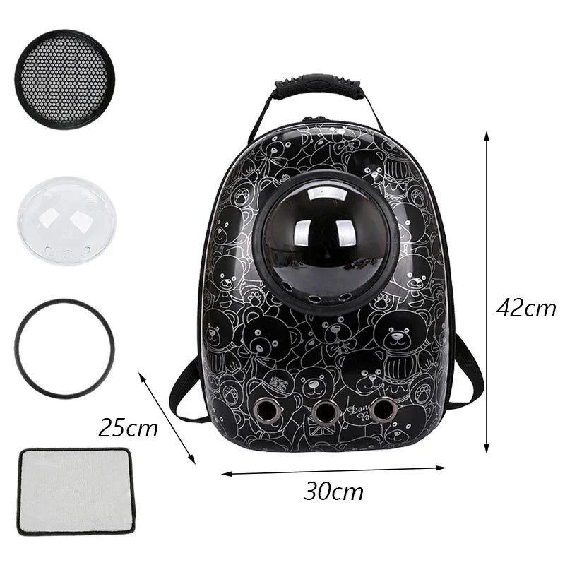 Breathable Cat Backpack Carrier for Outdoor Travel