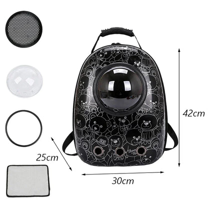 Breathable Cat Backpack Carrier for Outdoor Travel