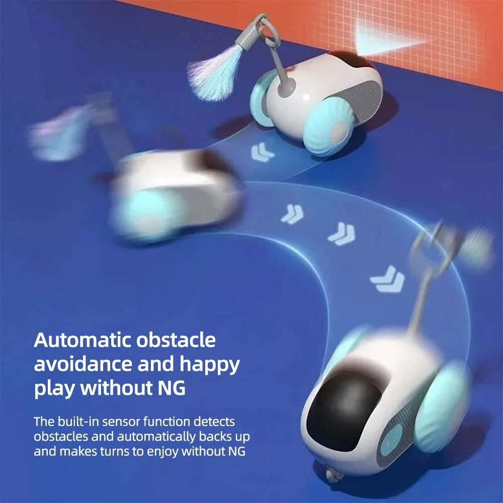 Interactive Remote-Controlled Toy Car for Cats and Dogs