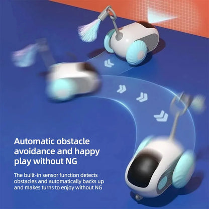 Interactive Remote-Controlled Toy Car for Cats and Dogs