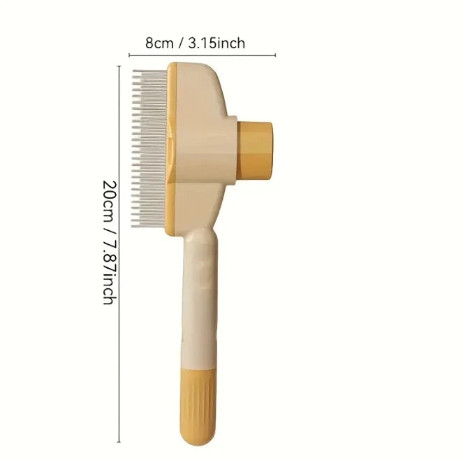 Self-Cleaning Pet Grooming Comb for Dogs & Cats