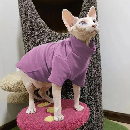 Soft Cotton Clothes for Sphynx Cats and Small Dogs