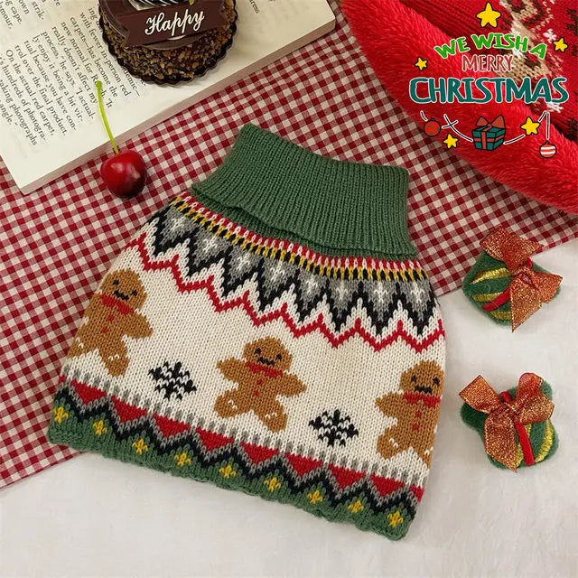 Elk Christmas Sweater for Small Dogs and Cats