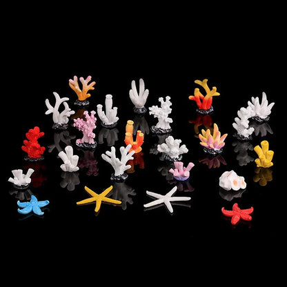Resin Starfish Coral Decoration for Aquarium Landscape