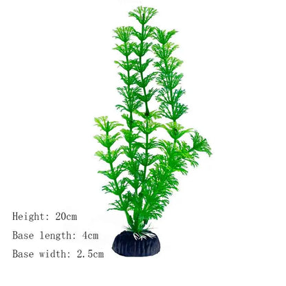 Artificial Aquarium Plants - Green Water Grass Decoration