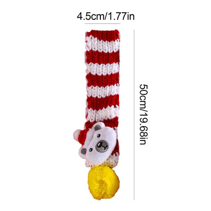 Adjustable Christmas Hat and Scarf for Dogs Up to 20kg