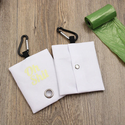 Portable Dog Poop Bag Dispenser for Outdoor Use