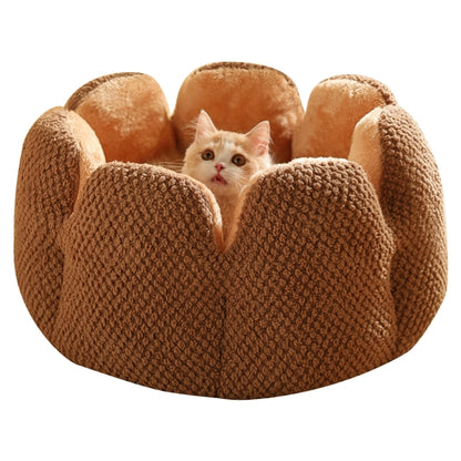 Cactus Flower Snuggly Puppy Kennel Mat for Warmth
