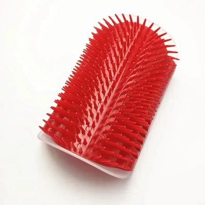 Cat Self-Cleaning Brush and Scratcher for Cats with Catnip