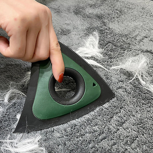 Triangular Pet Hair Remover Brush for Bed and Sofa