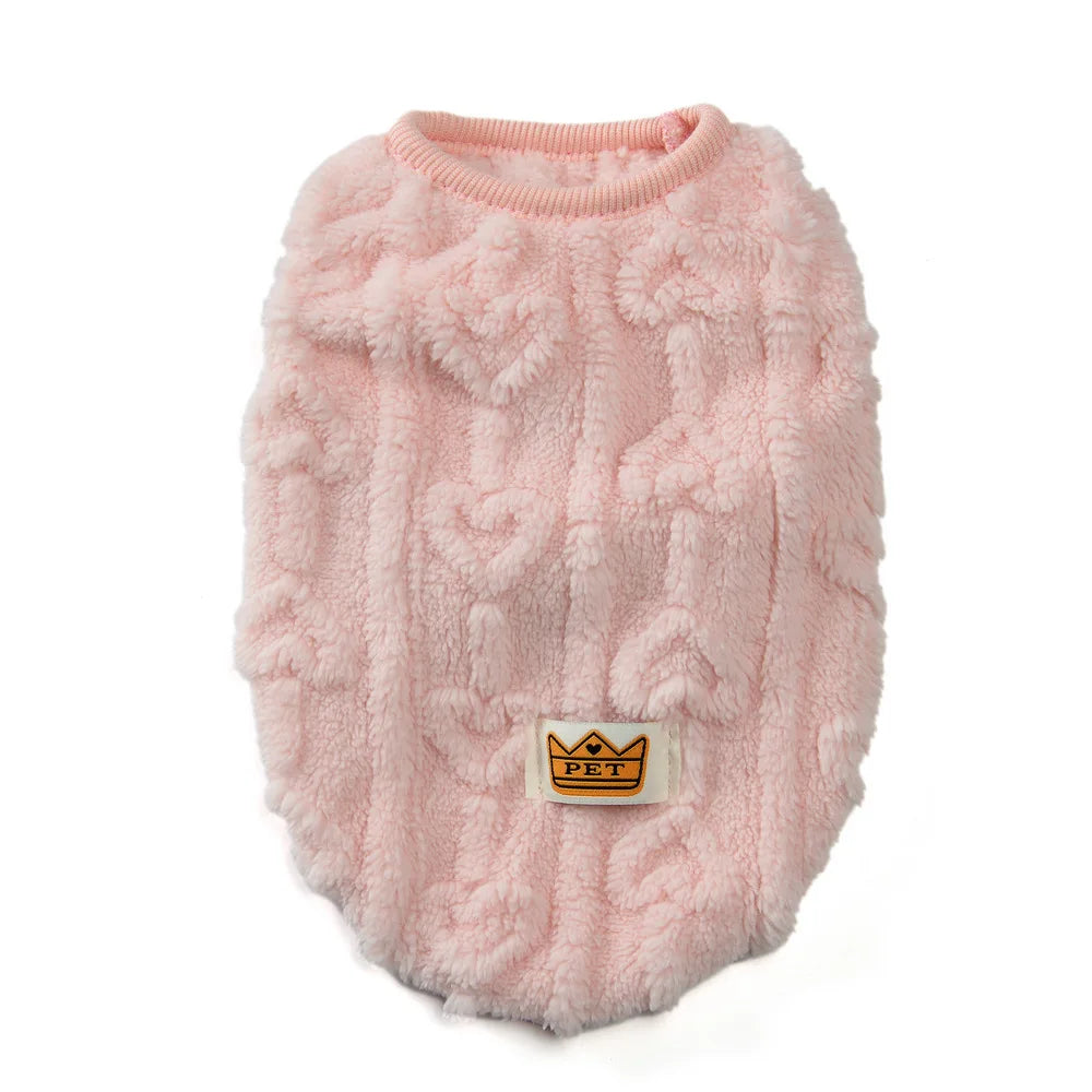 Warm Fleece Jacket for Small Dogs and Kittens