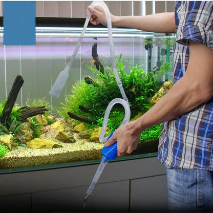 Aquarium Gravel Vacuum Siphon Cleaner for Fish Tanks