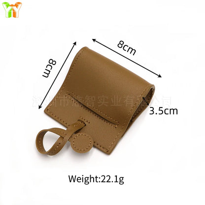 Leather Dog Waste Bag Dispenser for Easy Cleanup