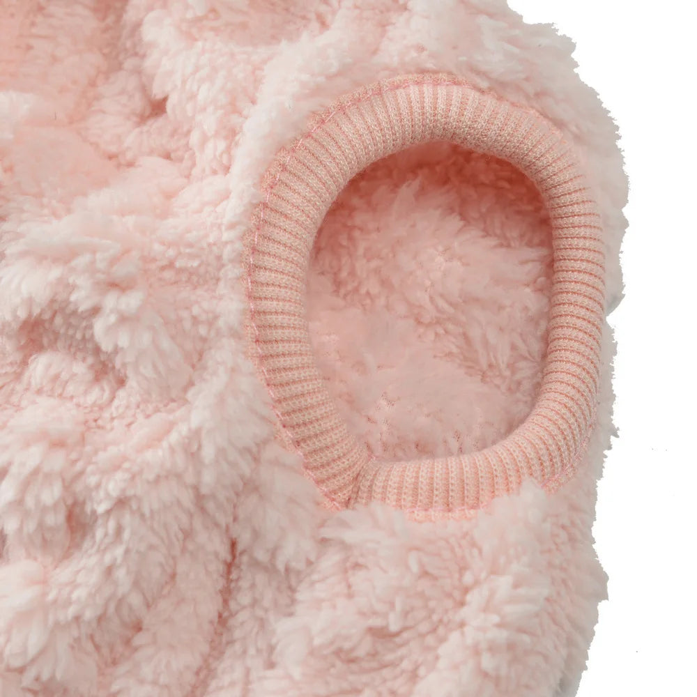 Warm Fleece Jacket for Small Dogs and Kittens