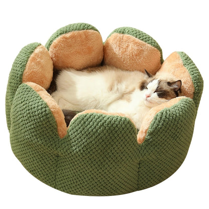Cactus Flower Snuggly Puppy Kennel Mat for Warmth