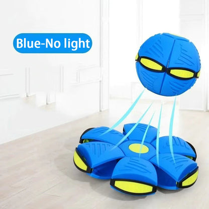 Durable Elastic Flying Saucer Ball for Dogs and Kids Outdoors