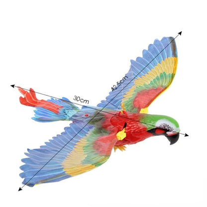 Electric Flying Bird Interactive Cat Toy with Teaser Stick