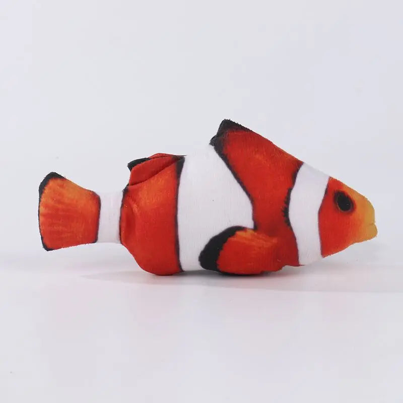 Plush 3D Fish Cat Toy with Catnip for Interactive Play
