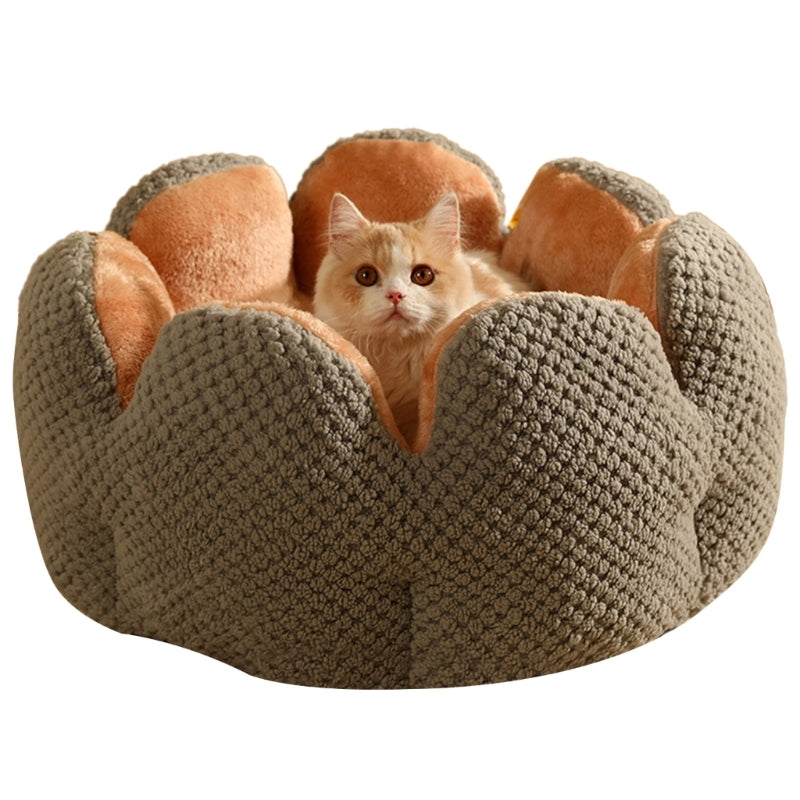 Cactus Flower Snuggly Puppy Kennel Mat for Warmth