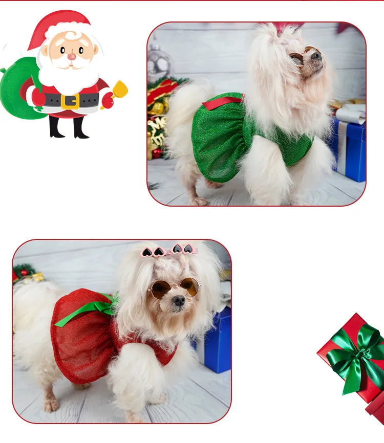 Christmas Dog Dresses - Cute Holiday Apparel for Pets