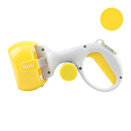 Portable Dog Poop Scooper with Bag Dispenser for Easy Cleanup
