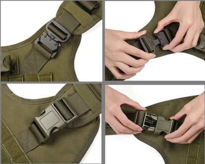 Tactical Dog Harness and Leash Set for All Breeds