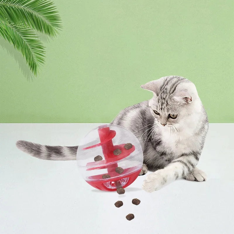 Cat Interactive Feeding Ball Toy for Bite Training and Play