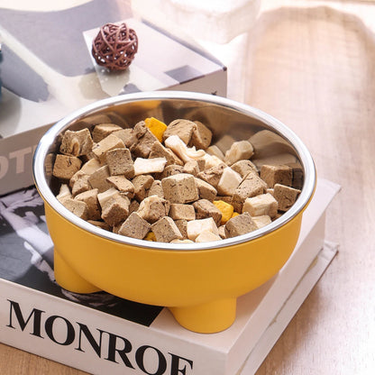 Stainless Steel Non-Slip Dog Bowl for Indoor Use