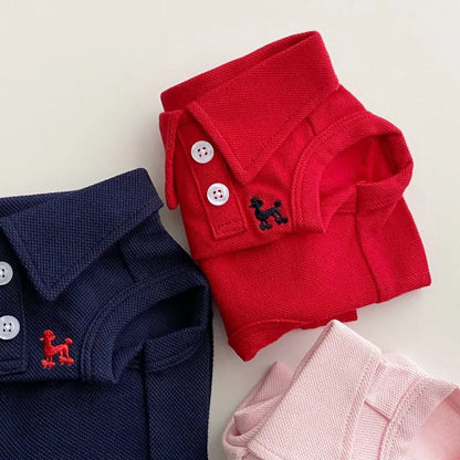 Stripe Polo Shirt for Small Dogs - Cooling Vest for Pets
