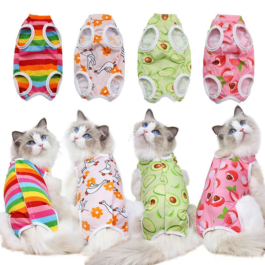 Pet Surgical Recovery Suit for Small Dogs and Cats