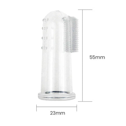 Soft Silicone Finger Toothbrush for Dogs and Cats