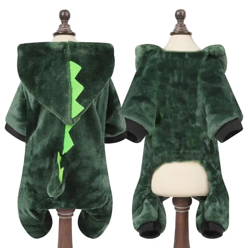 Cozy Fleece Jumpsuit for Small Dogs and Cats