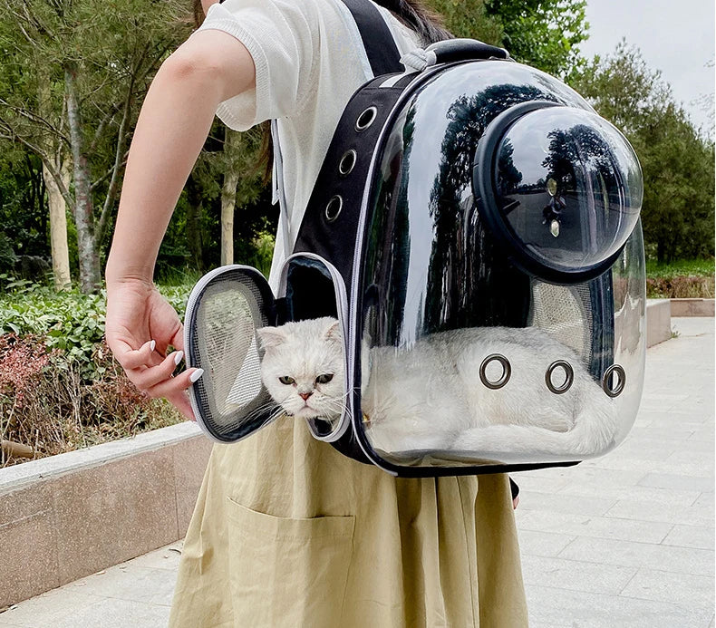 Breathable Cat and Dog Carrier Backpack for Travel