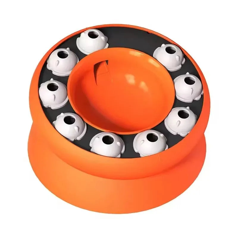Interactive Cat Slow Feeder Puzzle Bowl for Healthy Eating