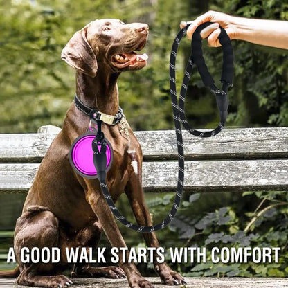 Reflective Dog Leash for All Sizes - Durable & Safe
