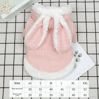 Pet Warm Clothes for Cats and Small Dogs - Autumn Winter Wear