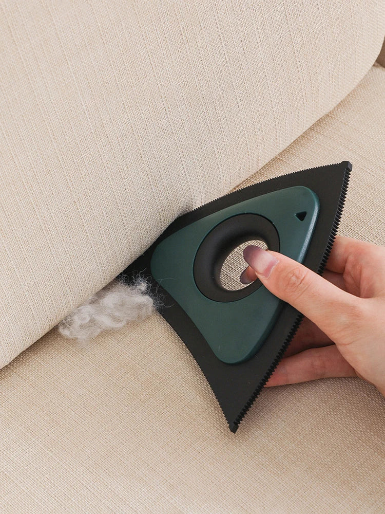 Triangular Pet Hair Remover Brush for Bed and Sofa